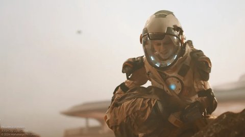 Review Sinopsis film Indonesia 'PELANGI DI MARS' mengisahkan petualangan antara manusia dan robot.