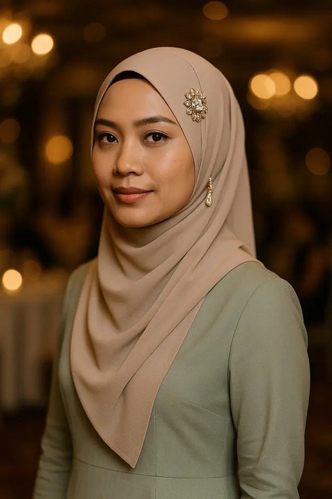 Hijab Style untuk Kondangan dan Party Malam (Foto: ChatGPT)