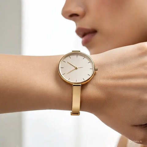 Model Jam Gelang Emas Cantik Paling Dicari (Ilustrasi oleh AI)