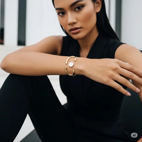 Model Jam Gelang Emas Cantik Paling Dicari (Ilustrasi oleh AI)