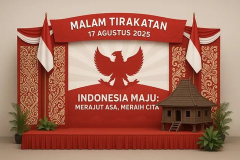 Ide Dekorasi Panggung untuk Malam Tirakatan (created by AI)