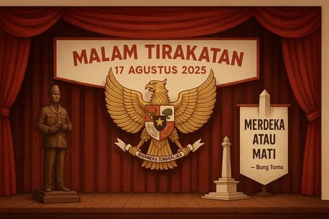 Ide Dekorasi Panggung untuk Malam Tirakatan (created by AI)
