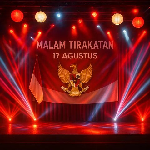 Ide Dekorasi Panggung untuk Malam Tirakatan (created by AI)