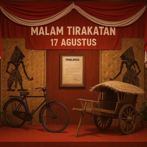 Ide Dekorasi Panggung untuk Malam Tirakatan (created by AI)