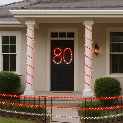 Contoh Dekorasi Depan Rumah untuk 17 Agustus 2025 yang Murah dan Bagus/AI