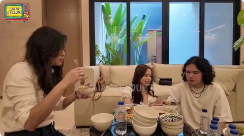 Maia Estianty, Tissa Biani dan Dul Jaelani. [YouTube: MAIA ALELDUL TV]