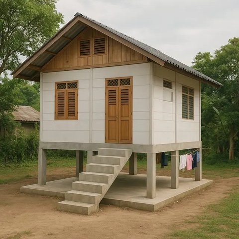 Model Rumah 6x8 Biaya Rp30 Juta (Foto: ChatGPT)
