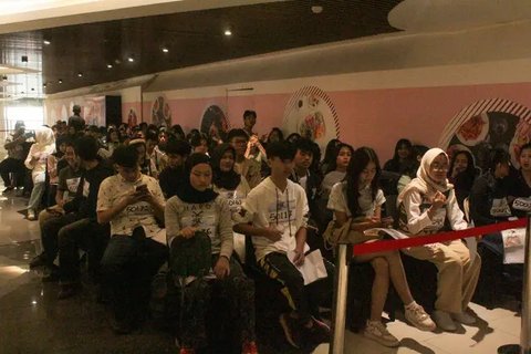 Audisi Asmara Gen Z Mencari Bintang WOW Bersama WOW Spageti di Jakarta. (Vindy Therecia)