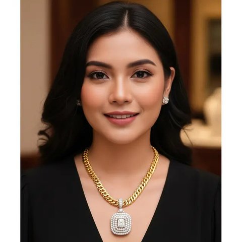 Model Kalung Emas 24 Karat 10 Gram Paling Dicari 2025. Foto: Gemini