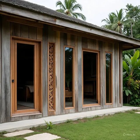 Desain Rumah Villa Sederhana (AI)