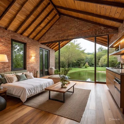 Desain Rumah Villa Sederhana (AI)