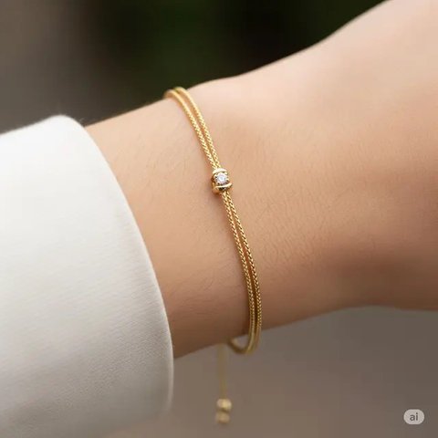 Model Gelang Emas 24 Karat 3 Gram 2025. Foto: Gemini