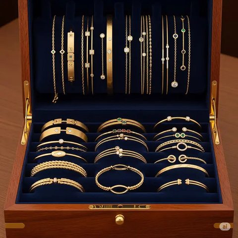 Model Gelang Emas 24 Karat 3 Gram 2025. Foto: Gemini