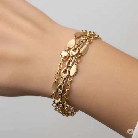 Model Gelang Emas 24 Karat 3 Gram 2025. Foto: Gemini