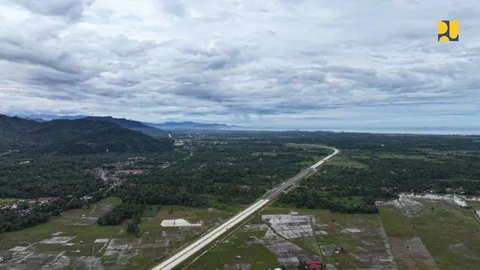 Jalan Tol Padang-Sicincin bagian dari Jalan Tol Ruas Pekanbaru-Padang dalam jaringan Jalan Tol Trans Sumatera (JTTS). (Dok Kementerian PU)