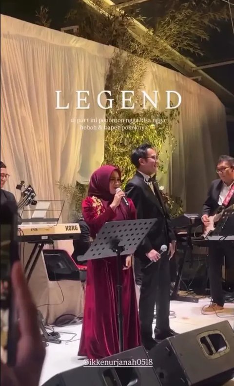 Aldi Bragi Duet dengan Ikke Nurjanah (Instagram @ikkenurjanah0518)