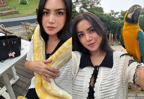 Foto-foto Jessica Iskandar dan Vincent Verhaag Ajak Anak ke Kebun Binatang