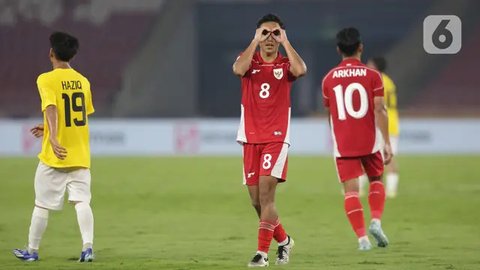 Suasana latihan Garuda Muda terlihat santai. Tidak tampak ketegangan di wajah pemain menjelang laga final. Hanya saja tak banyak juga kegembiraan. (Liputan6.com/Helmi Fithriansyah)