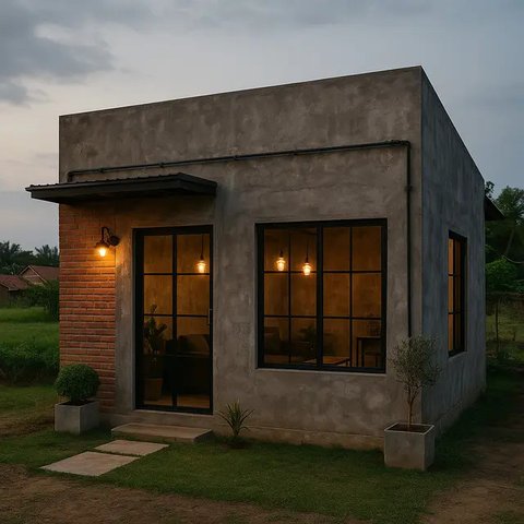 Rumah Sederhana 5x7 Meter di Desa tapi Mewah ala Pinterest (Foto: ChatGPT)