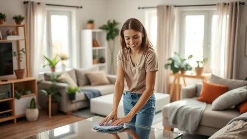 Lakukan pembersihan rumah secara rutin untuk menghilangkan bakteri dan kuman. (unsplash.com/@josuemichelphotography)