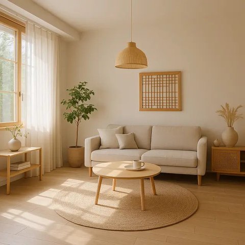 Desain Interior Rumah Sederhana tapi Elegan (created by AI)