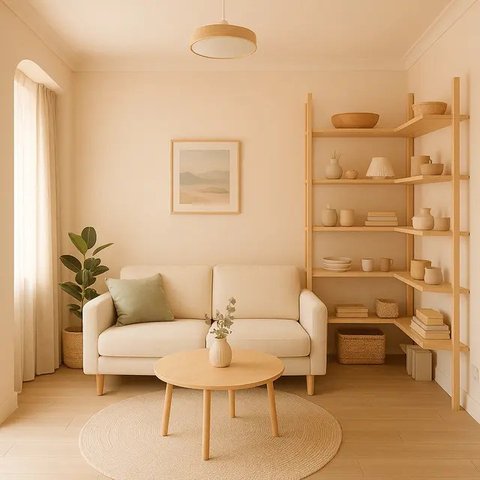 Desain Interior Rumah Sederhana tapi Elegan (created by AI)