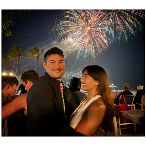 Aurelie Moeremans dan Tyler Bigenho. [IG: @aurelie]