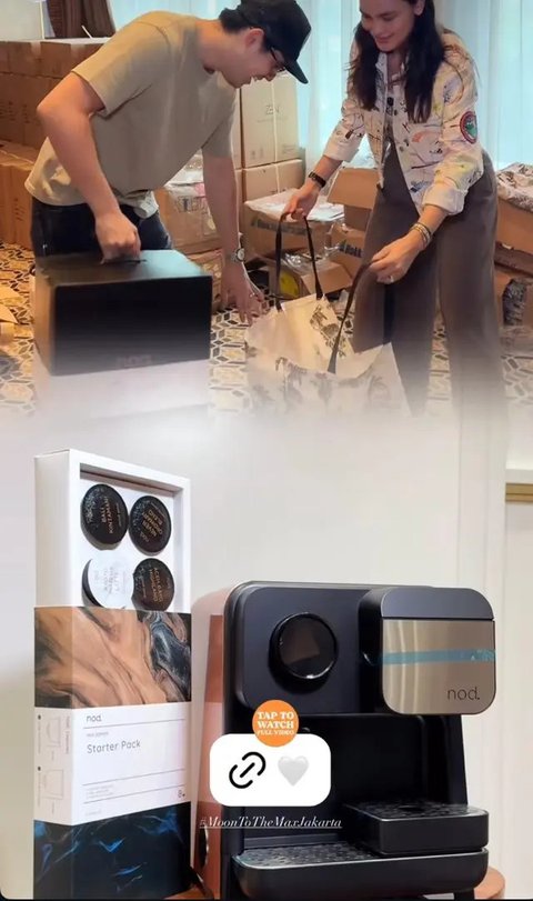 Lihat di sini souvenir tamu undangan resepsi kedua Luna Maya dan Maxime Bouttier. [@lunamaya].