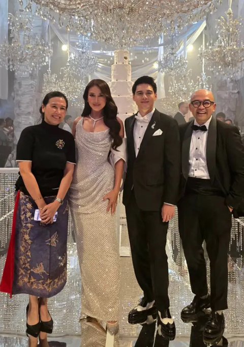 Foto Veronica Tan di Resepsi Luna Maxime/Instagram/@iwetramadhan