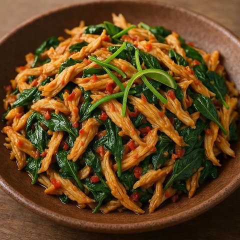 Ayam Suwir Kemangi (Tangkapan Layar Cookpad/atieq_ar)