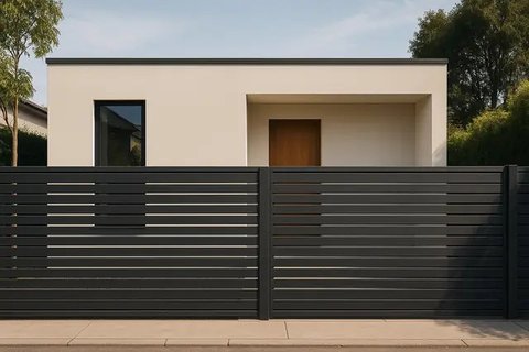 Model Pagar Lisplang untuk Rumah Minimalis (created by AI)
