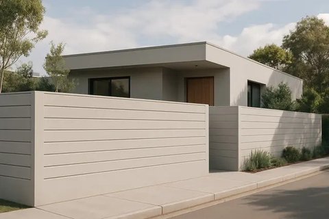 Model Pagar Lisplang untuk Rumah Minimalis (created by AI)