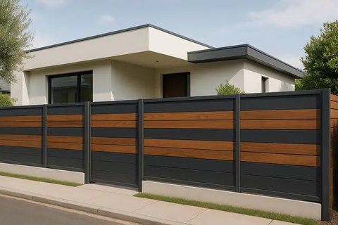 Model Pagar Lisplang untuk Rumah Minimalis (created by AI)
