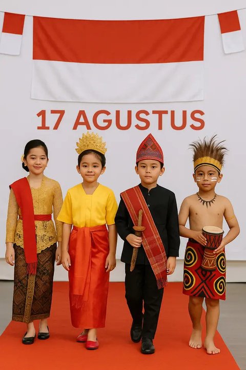 Ide Lomba Fashion Show 17 Agustus untuk Anak/AI