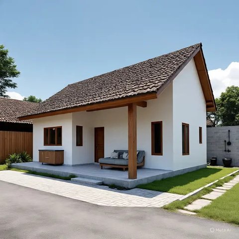 Denah Rumah 2 Kamar Budget Rp 50 Jutaan, Cocok untuk Pasutri Muda (Meta AI)