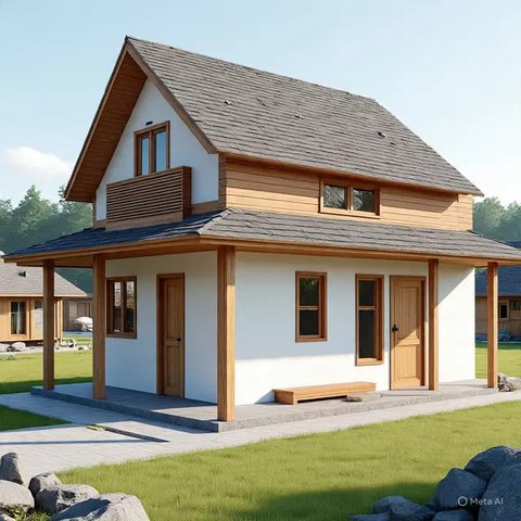 Denah Rumah 2 Kamar Budget Rp 50 Jutaan, Cocok untuk Pasutri Muda (Meta AI)