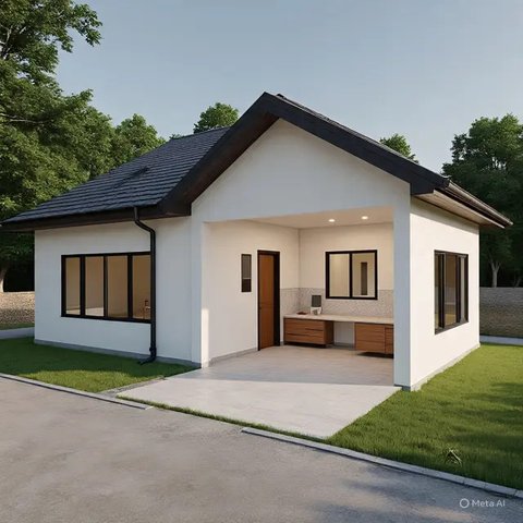 Denah Rumah 2 Kamar Budget Rp 50 Jutaan, Cocok untuk Pasutri Muda (Meta AI)