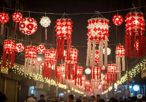 Hiasan 17 Agustus dari Plastik Kresek (Sumber: qwen.ai)