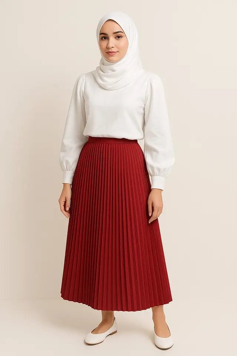 Inspirasi Outfit 17 Agustus Hijab/AI