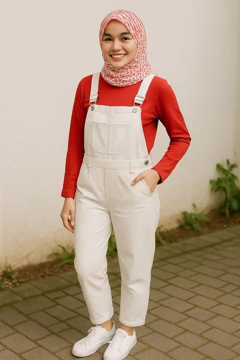 Inspirasi Outfit 17 Agustus Hijab/AI