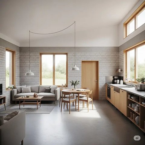 Desain Rumah 8x9 3 Kamar Tidur