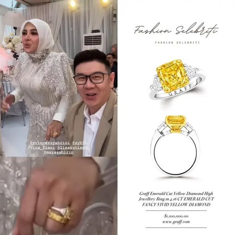 Cincin Syahrini di Momen Ulang Tahun