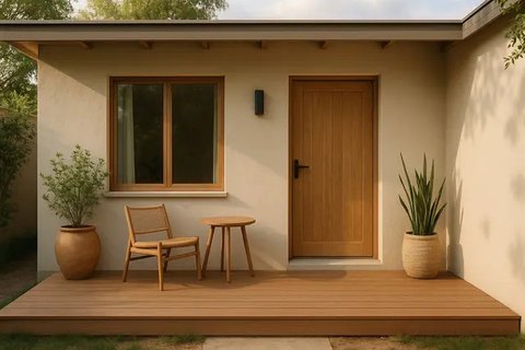 Model Teras Depan Rumah yang Hemat Biaya (created by AI)