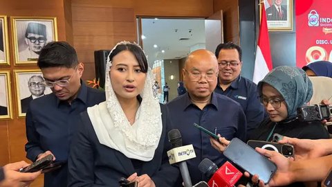 Wakil Menteri Perdagangan (Wamendag) Dyah Roro Esti dalam konferensi pers ISF 2025, Rabu (6/8/2025). (Liputan6.com/Tira)