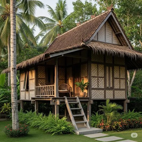 Inspirasi Rumah Zaman Sekarang Sederhana yang Aesthetic. Foto: Gemini