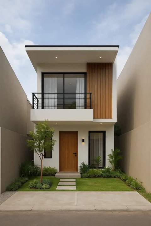 Inspirasi Rumah Zaman Sekarang Sederhana yang Aesthetic. Foto: Gemini