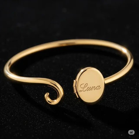 Model Gelang Emas 916 Ekor Kucing Terbaru (Foto: Gemini)