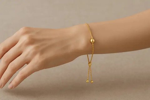 Model Gelang Emas yang Cocok untuk Tangan Kecil