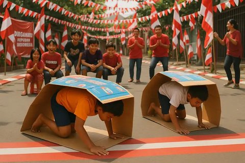 Ide Lomba 17 Agustus Anak SD yang Edukatif. Foto: Gemini