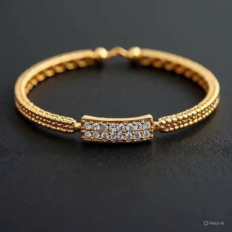 Model Gelang Emas 4 Mayam (Meta AI)